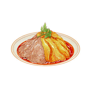 中國傳統(tǒng)美食川菜夫妻肺片