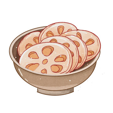 中国传统美食川菜莲藕
