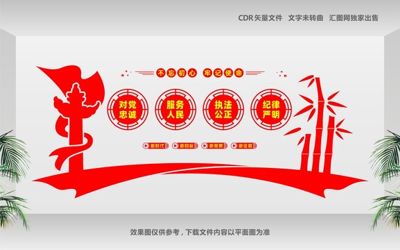 對黨忠誠黨建標語文化墻