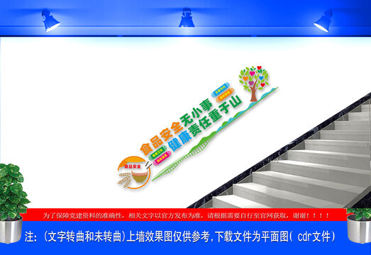 食品安全樓梯文化墻