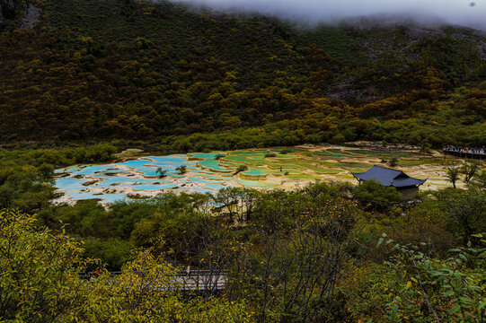 四川黄龙风光