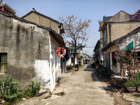 江南传统古村落农村老房子