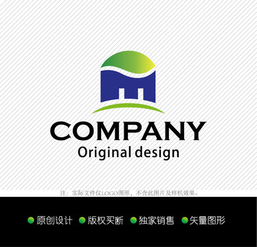 M字母logo设计