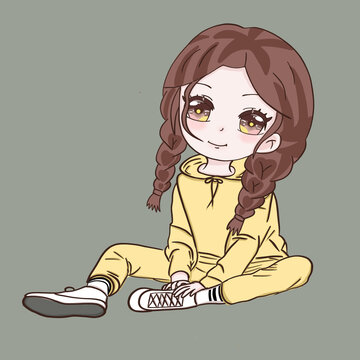 可愛(ài)Q版女孩頭像