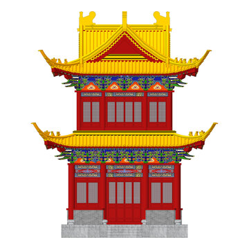 鐘鼓樓正立面效果