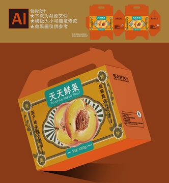 桃子禮盒包裝