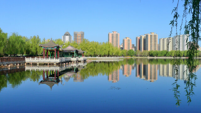 北京莲花池公园景观