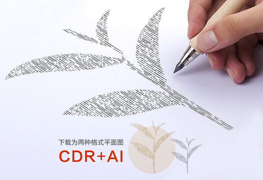 茶葉意境圖形