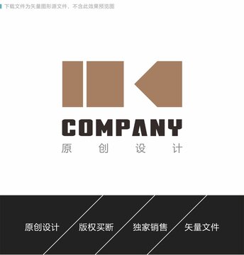 K字母logo设计