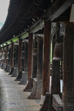 古代中式长廊