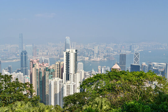 香港太平山全景