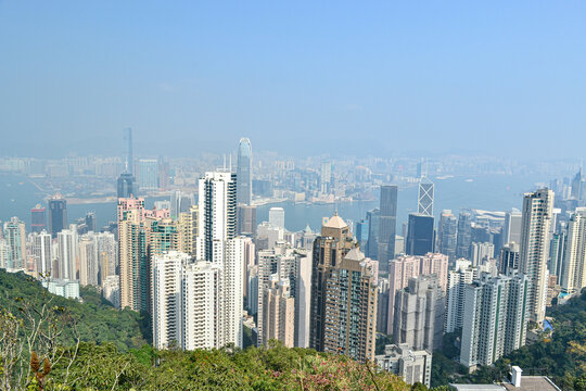 香港太平山全景