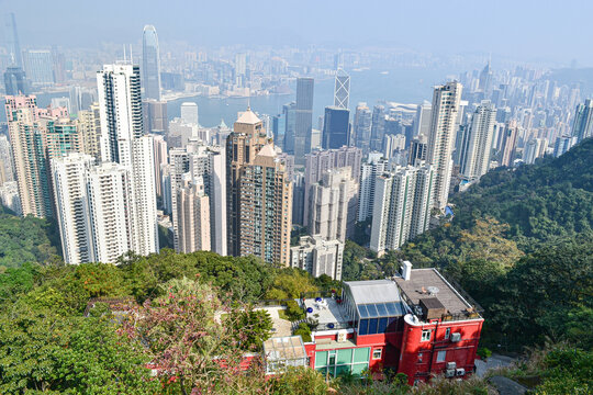 香港太平山全景