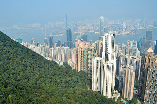 香港太平山全景