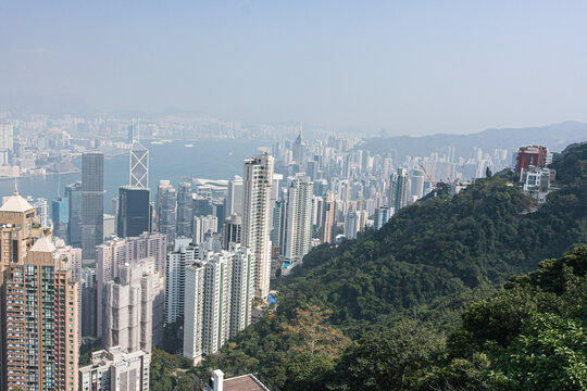 香港太平山全景