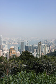 香港太平山全景