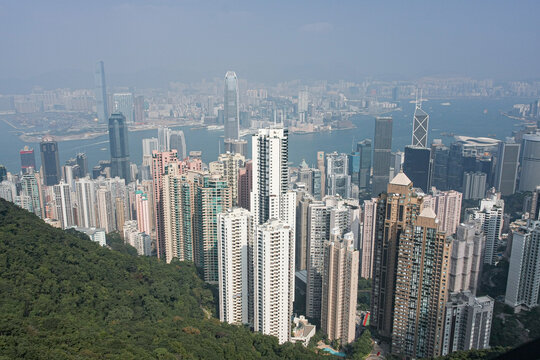 香港太平山全景