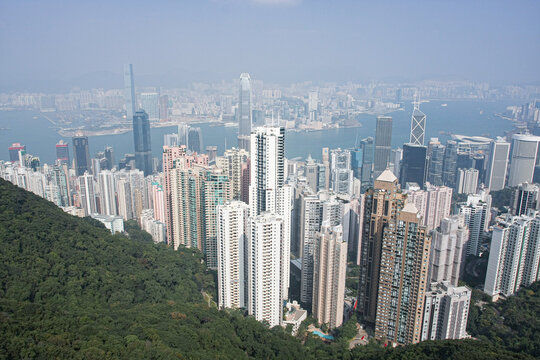 香港太平山全景