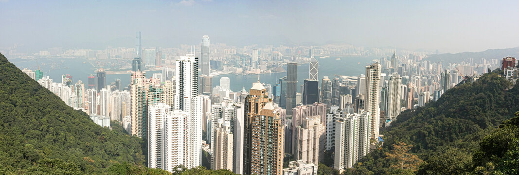 香港太平山全景