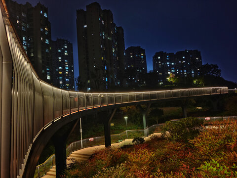 自贡鸢山公园天桥