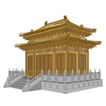 金殿透視效果圖
