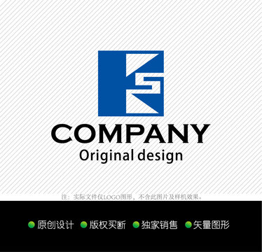KS字母logo设计
