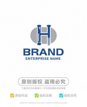 H字母logo