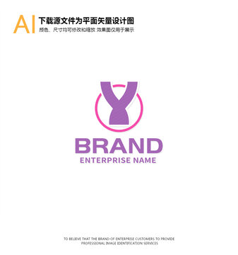 Y字母logo