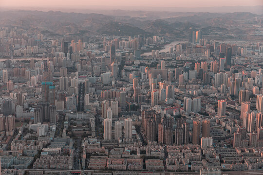 甘肃兰州旅游兰州风光都市夜景