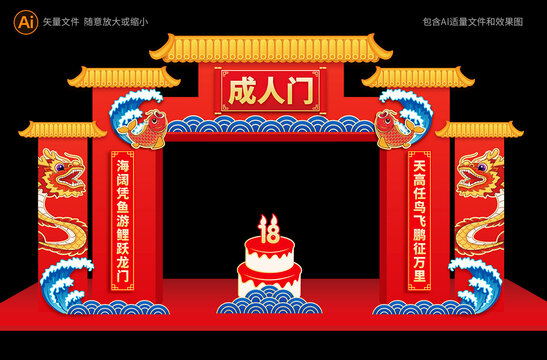 成人禮門樓