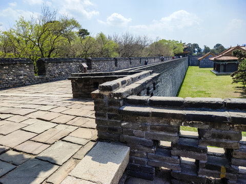 清昭陵古建筑城墙