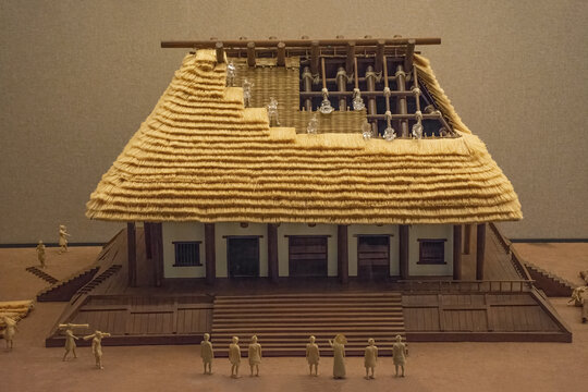 莫角山宫殿建筑模型