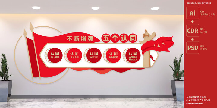 民族團(tuán)結(jié)五個(gè)認(rèn)同文化墻