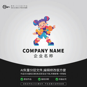 潮流嘻哈运动培训教育LOGO