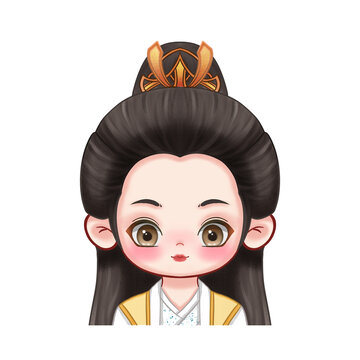 古風(fēng)Q版人物頭