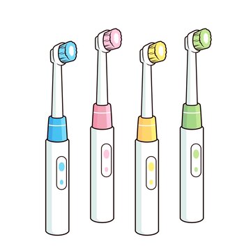 手繪電動(dòng)牙刷