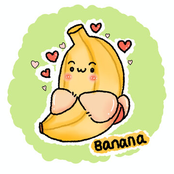 香蕉插畫