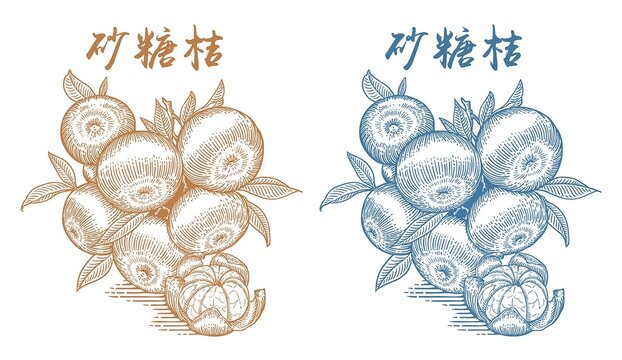 砂糖桔版畫
