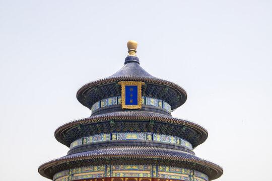 北京天坛公园的白天美景