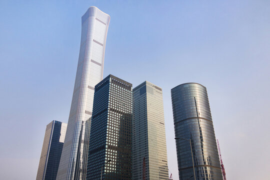 北京国贸中国尊中信大厦建筑群