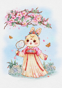 古風萌小兔