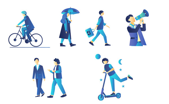打工人物素材