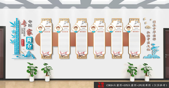 中醫(yī)院專家簡(jiǎn)介文化墻