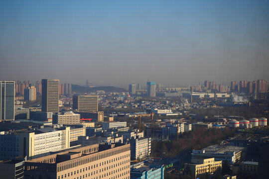 城市高空街景