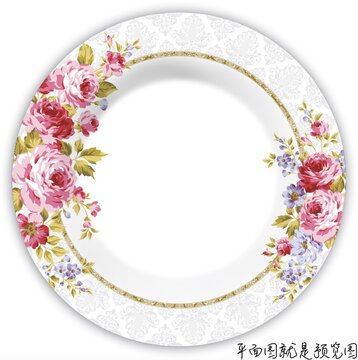 餐具花面