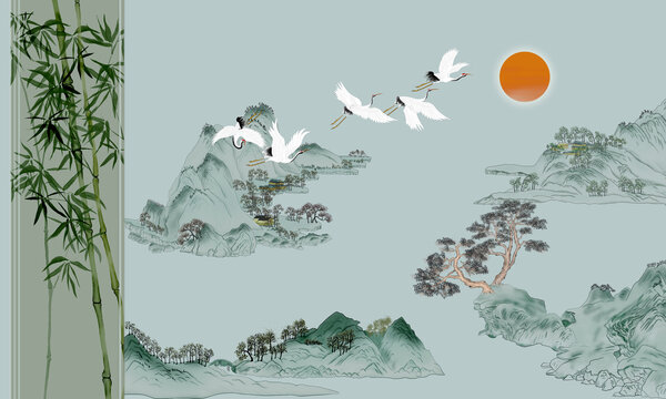 青綠山水畫(huà)