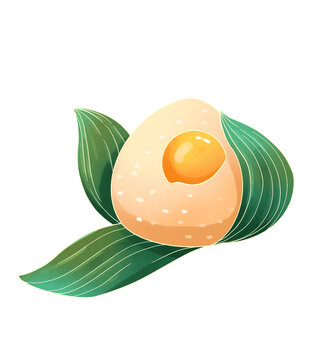 簡約創(chuàng)意國風線條粽子端午
