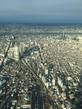 俯瞰日本城市