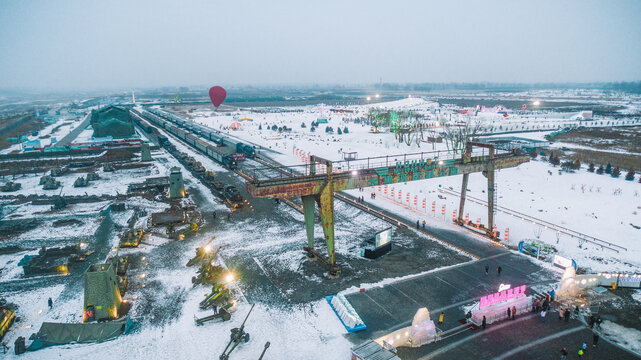 大黑河公园全景