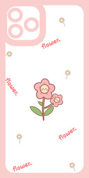 花朵卡通手機殼